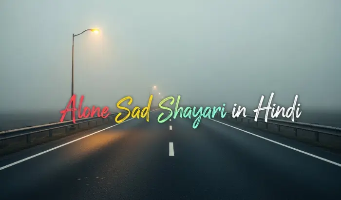 Alone Sad Shayari in Hindi