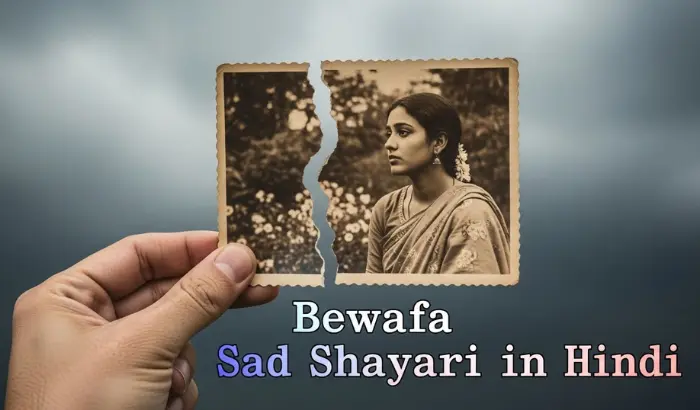 Bewafa Sad Shayari in Hindi
