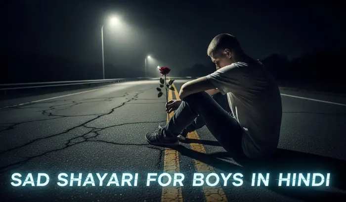 Sad Shayari For Boys in Hindi
